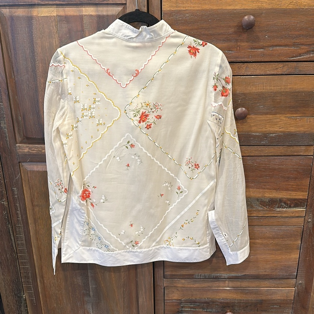 Tory Burch Handkerchief Embroidered Tunic - Picture 3 of 8